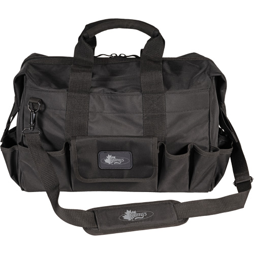 Sac &agrave; outils Phantom 18" pour entrepreneur, Polyester balistique, 25 pochettes, Noir St. Lawrence Industrial & Safety Supply