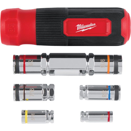 7-in-1 HOLLOWCORE Multi-Nut Driver, 9-9/100" L, Magnetic St. Lawrence Industrial & Safety Supply