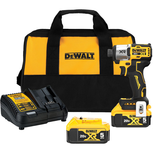 Ensemble de tournevis &agrave; chocs MAX* XR &agrave; trois vitesses, 1/4", 1825 lb-po Couple max., 20 V, Lithium-ion St. Lawrence Industrial & Safety Supply