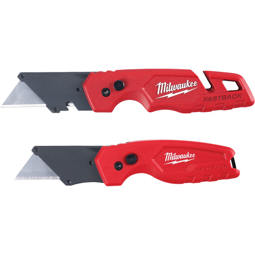 Jeu de couteaux utilitaires pliants FASTBACK 2 mcx, poign&eacute;e en Plastique St. Lawrence Industrial & Safety Supply