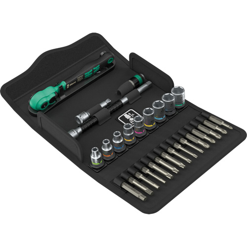 Jeu de cl&eacute; &agrave; cliquet SA 14 Zyklop Comfort avec levier dinversion, 28 Mcx, Prise de 1/4" St. Lawrence Industrial & Safety Supply