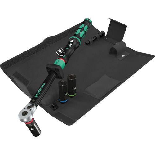Ensemble cl&eacute; dynamom&eacute;trique Click-Torque Lock C 3 jeu 1 pour changement de roue, 6 Mcx, Prise de 1/2", Profond St. Lawrence Industrial & Safety Supply
