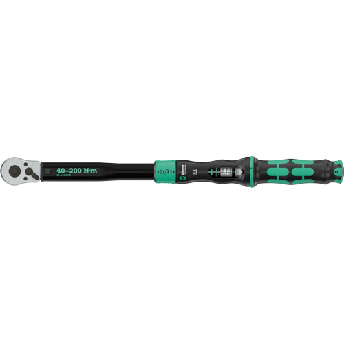 Cl&eacute; dynamom&eacute;trique Click-Torque Lock C 3 r&eacute;glable avec fonction Torque Lock, &agrave; cliquer, Entraînement 1/2" carr&eacute;, 30 - 146 lb-pi St. Lawrence Industrial & Safety Supply