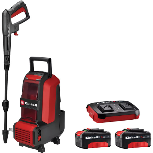 Cordless High Pressure Cleaner with 4Ah PXC Battery & Charger Starter Kit, Battery Powered, 1522 PSI, 1.23 GPM St. Lawrence Industrial & Safety Supply