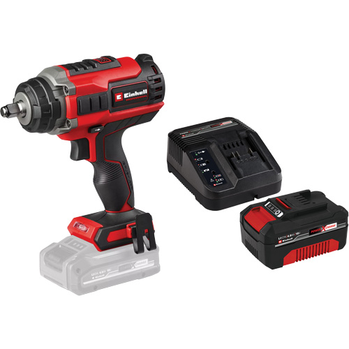 Professional Cordless Impact Wrench with 4Ah PXC Battery & Charger Starter Kit, 18 V, 1/2" Socket St. Lawrence Industrial & Safety Supply