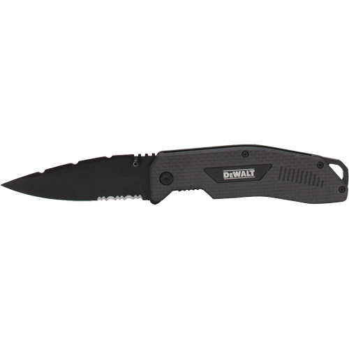 Heavy-Duty Pocket Knife, Carbon Fibre Handle St. Lawrence Industrial & Safety Supply