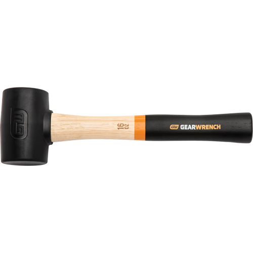 Rubber Mallet, 16 oz., Wood Handle, 13" L St. Lawrence Industrial & Safety Supply