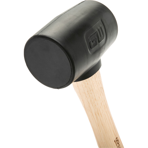 Rubber Mallet, 16 oz., Wood Handle, 13" L St. Lawrence Industrial & Safety Supply