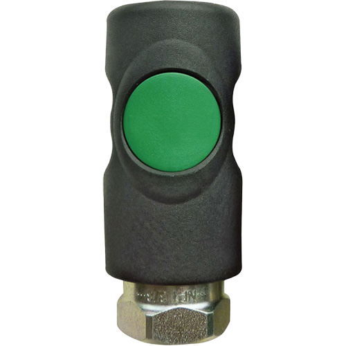 Raccord rapide TOPQUIK S1 Ultraflo 7,8 mm, Composite en polyester/Acier inoxydable, 1/4", NPT femelle, 174 PSI St. Lawrence Industrial & Safety Supply