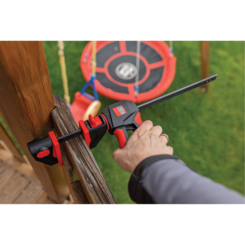 Ensemble de serre-joints &agrave; g&acirc;chette pour barres &agrave; une main avec poign&eacute;e rotative &agrave; 360°, 12" (304,8 mm) St. Lawrence Industrial & Safety Supply