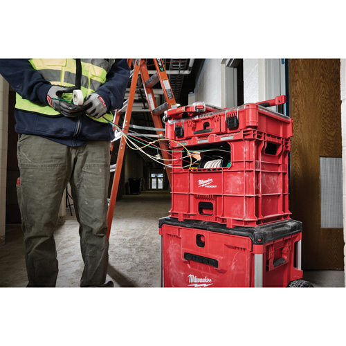 PACKOUT Wire Pulling XL Crate, 15-3/4" x 18-5/8" x 15", Black/Red St. Lawrence Industrial & Safety Supply