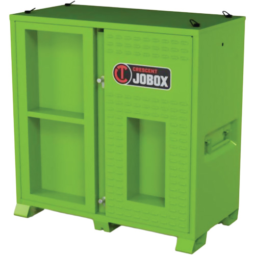 Armoire ventil&eacute;e pour le rangement d'&eacute;PI sur place, Acier, Vert lime haute visibilit&eacute; St. Lawrence Industrial & Safety Supply