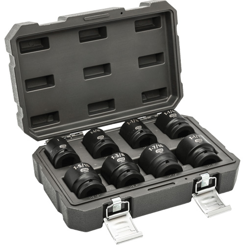 6-Point SAE Socket Set, 8 Pcs, Impact, 3/4" Drive Size St. Lawrence Industrial & Safety Supply