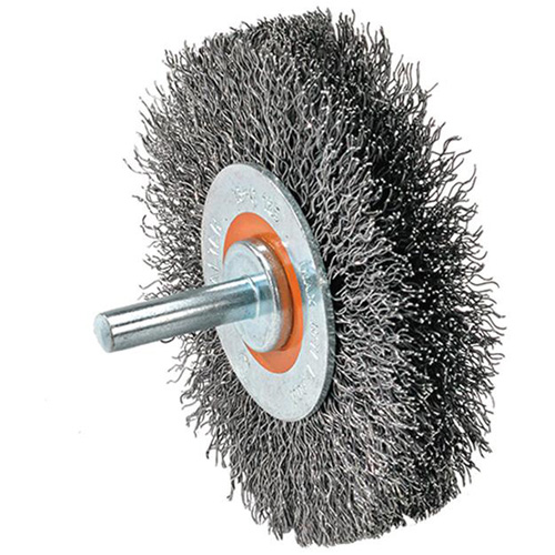 Disque mont&eacute; &agrave; fils cr&ecirc;p&eacute;s, 1-3/8" dia., Fils 0,008" St. Lawrence Industrial & Safety Supply