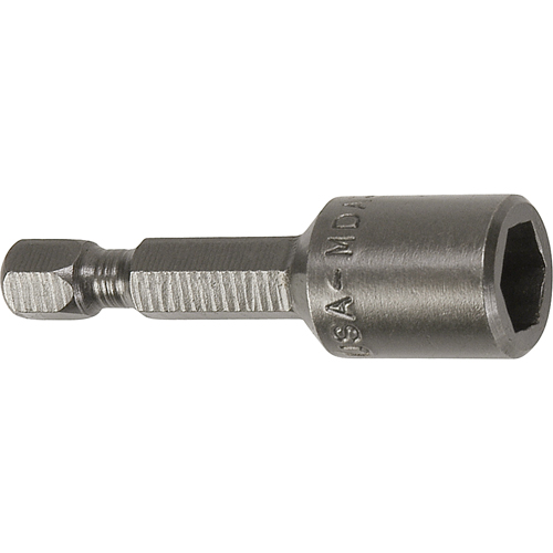 Tourne-&eacute;crou pour vis m&eacute;trique de feuille m&eacute;tallique, Embout 8 mm, Prise 1/4", 44,5 mm lo, Magn&eacute;tique St. Lawrence Industrial & Safety Supply