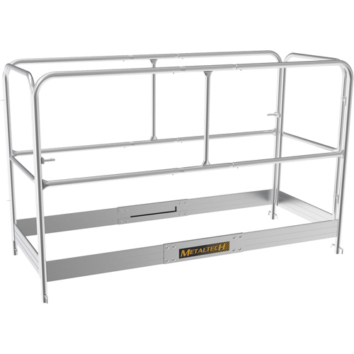 Mobile Work Scaffolding - Maxi Square Aluminum Scaffolding Accessories, Guard Rail, 30" W x 41-1/2" H St. Lawrence Industrial & Safety Supply