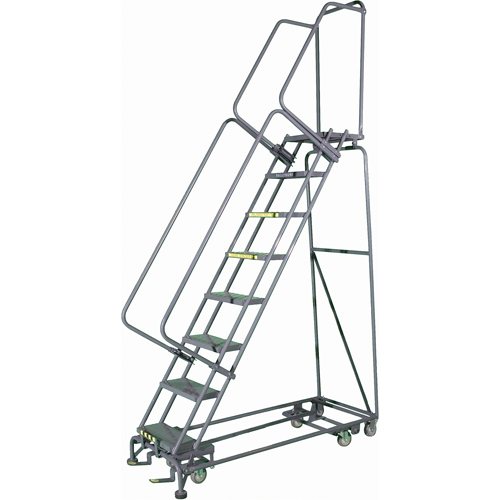 &eacute;chelles multidirectionelles, 12 marches, Largeur de la marche 24", Hauteur de la plateforme 120", Acier St. Lawrence Industrial & Safety Supply