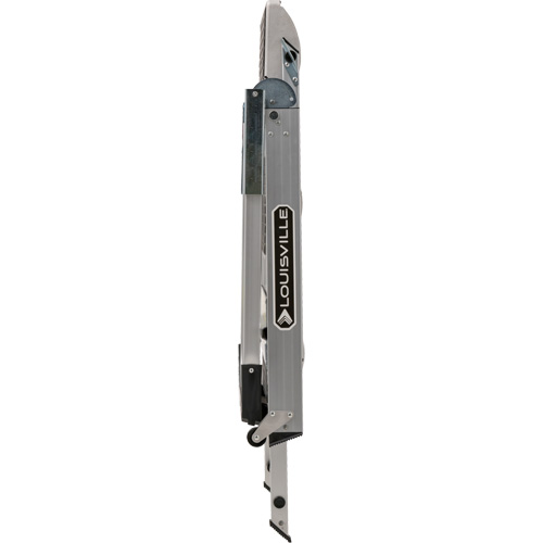 &eacute;chelle escabeau avec roues pivotantes, 3 marches, 34" x 22" x Hauteur 50,75" St. Lawrence Industrial & Safety Supply