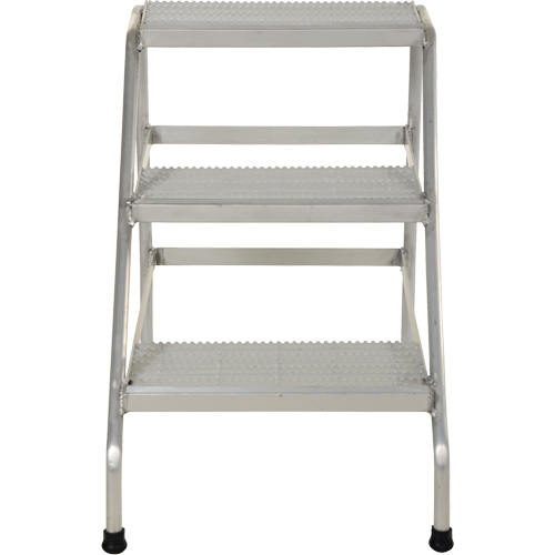 Escabeau en aluminium, 3 marche(s), 22-13/16" la x 34-9/16" lo x 30" h, Capacit&eacute; 500 lb St. Lawrence Industrial & Safety Supply