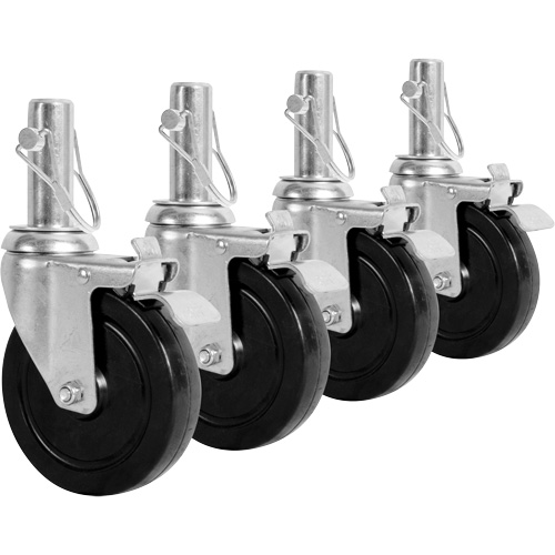 Set of Casters for Scaffolding St. Lawrence Industrial & Safety Supply