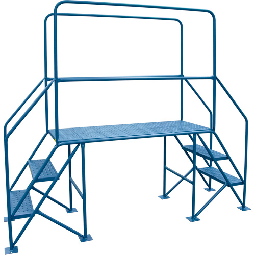 &eacute;chelles de liaison, 35-1/2" Port&eacute;e hors tout, 31-1/2" ha x 22" p, 22" Largeur de la marche St. Lawrence Industrial & Safety Supply