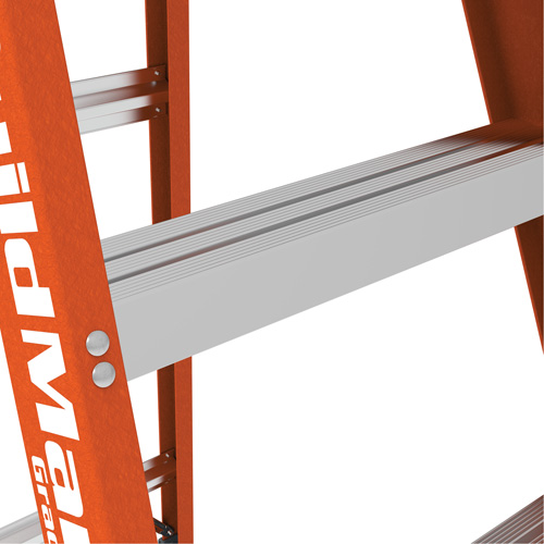 Escabeau, 12', Fibre de verre, Capacit&eacute; 375 lb, Type 1AA St. Lawrence Industrial & Safety Supply