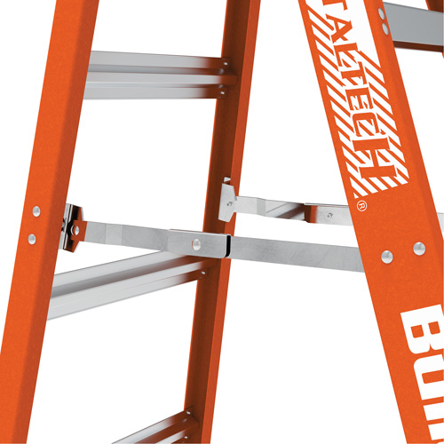 Escabeau, 12', Fibre de verre, Capacit&eacute; 375 lb, Type 1AA St. Lawrence Industrial & Safety Supply