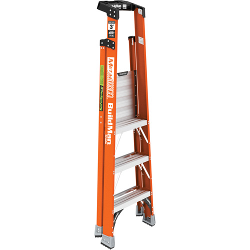 Safespace Platform Step Ladder, 3', 300 lbs. Cap. St. Lawrence Industrial & Safety Supply