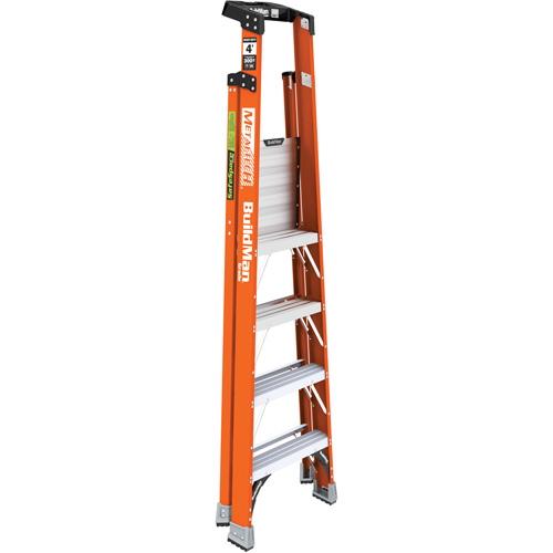 Safespace Platform Step Ladder, 4', 300 lbs. Cap. St. Lawrence Industrial & Safety Supply