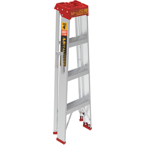 Step Ladder, 4', Aluminum, 200 lbs. Capacity, Type 3 St. Lawrence Industrial & Safety Supply