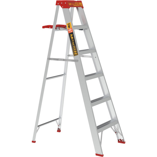 Step Ladder with Paint Tray, 6', Aluminum, 200 lbs. Capacity, Type 3 St. Lawrence Industrial & Safety Supply