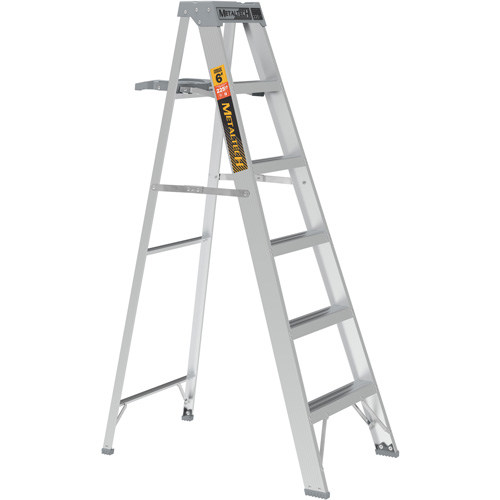 Step Ladder with Paint Tray, 6', Aluminum, 225 lbs. Capacity, Type 2 St. Lawrence Industrial & Safety Supply
