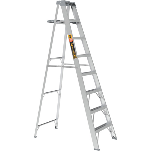 Escabeau avec plateau &agrave; peinture, 8', Aluminium, Capacit&eacute; 225 lb, Type 2 St. Lawrence Industrial & Safety Supply