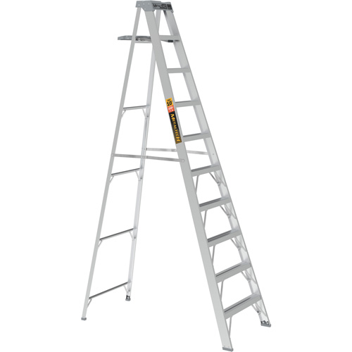 Escabeau avec plateau &agrave; peinture, 10', Aluminium, Capacit&eacute; 225 lb, Type 2 St. Lawrence Industrial & Safety Supply