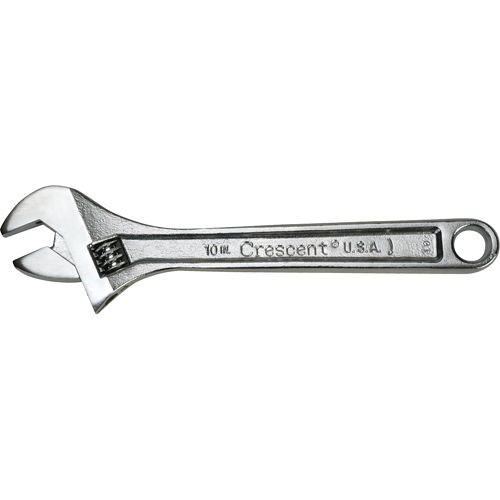 Cl&eacute;s &agrave; molette Crescent, 8" lo, la max. 1-1/8", Chrome St. Lawrence Industrial & Safety Supply