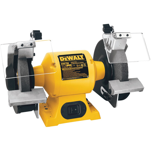 Heavy-Duty Bench Grinder, 8" Wheel Diameter, 3/4 HP, 3600 RPM St. Lawrence Industrial & Safety Supply