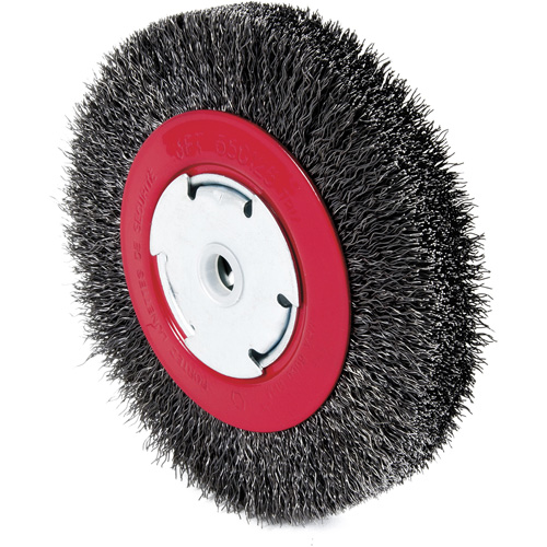 Meule 101F-3M &agrave; fils cr&ecirc;p&eacute;s, 6" dia., Fils 0,014", Arbre 1/2"/2"/5/8" St. Lawrence Industrial & Safety Supply
