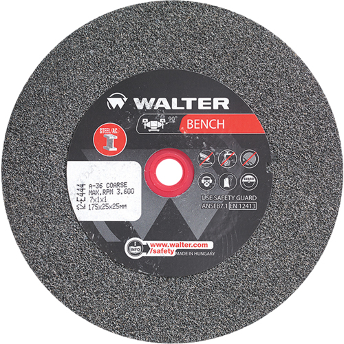 Bench Grinding Wheels, 7" x 1", 1" Arbor, 1 St. Lawrence Industrial & Safety Supply