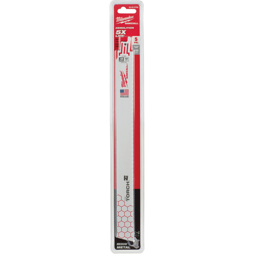 The Torch Sawzall&reg; Blade, Bi-Metal, 18 TPI, 12" L x 1" W St. Lawrence Industrial & Safety Supply