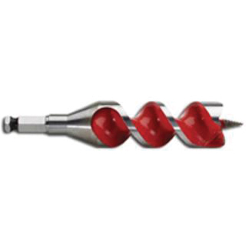 Longue m&egrave;che h&eacute;licoidale pour perceuse, Diam&egrave;tre de 1-1/4, Cannelure 4", Tige 7/16" hexagonal St. Lawrence Industrial & Safety Supply