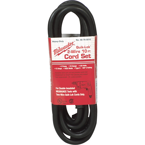 2-Wire Quik-Lok&reg; Cord St. Lawrence Industrial & Safety Supply