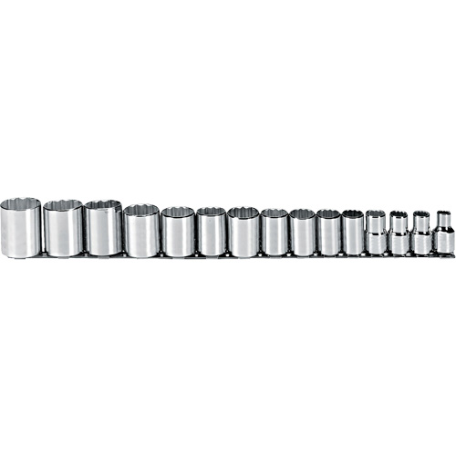 Jeu de douilles, 15 Mcx, Prise de 1/2" St. Lawrence Industrial & Safety Supply