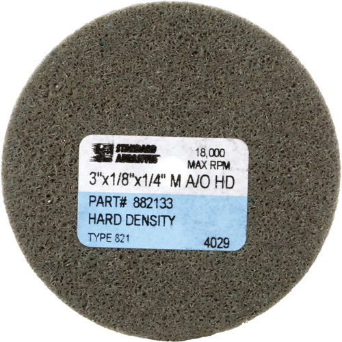 Disque unitaris&eacute; Standard Abrasives, 3" x 1/8", Arbre de 1/4", Grain de Moyen, Oxyde d'aluminium St. Lawrence Industrial & Safety Supply