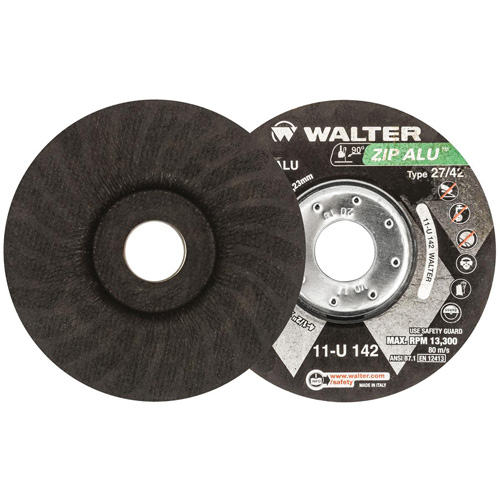 Zip Alu Cut-Off Wheel, 4-1/2" x 3/64", 7/8" Arbor, Type 27, Aluminum Oxide, 13300 RPM St. Lawrence Industrial & Safety Supply