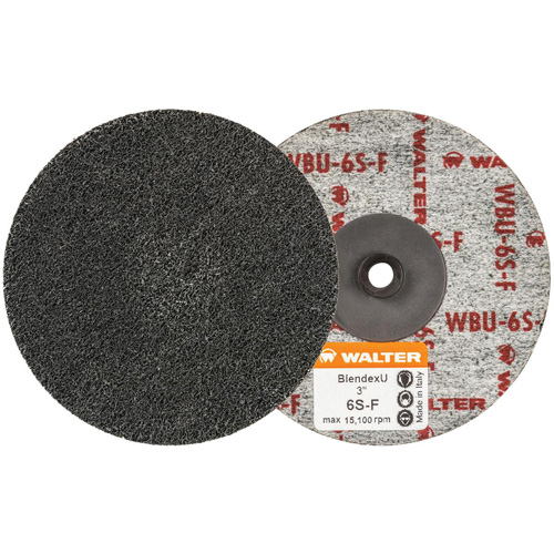 Twist Blendex U Discs, 3" Dia., Super Fine Grit, Silicon Carbide St. Lawrence Industrial & Safety Supply
