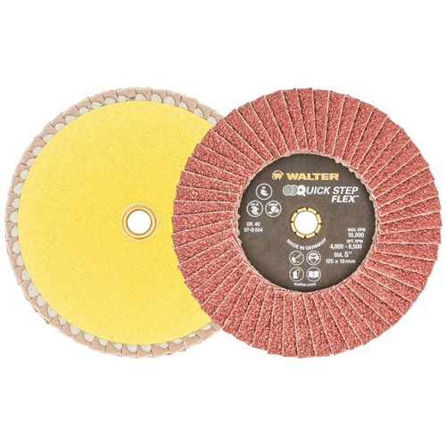 QUICK-STEP FLEX, 5" x Type 29, 40 Grit, Aluminum Oxide St. Lawrence Industrial & Safety Supply