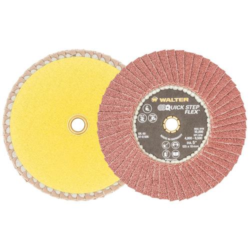 QUICK-STEP FLEX, 5" x Type 29, Grain 60, Oxyde d'aluminium St. Lawrence Industrial & Safety Supply