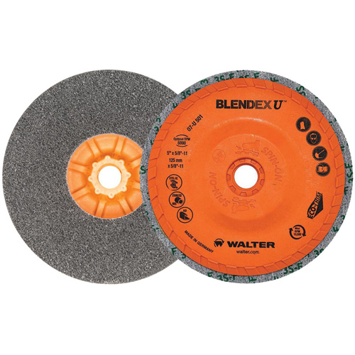 Blendex U Finishing Cup Disc, 5" Dia., Fine Grit, Silicon Carbide St. Lawrence Industrial & Safety Supply