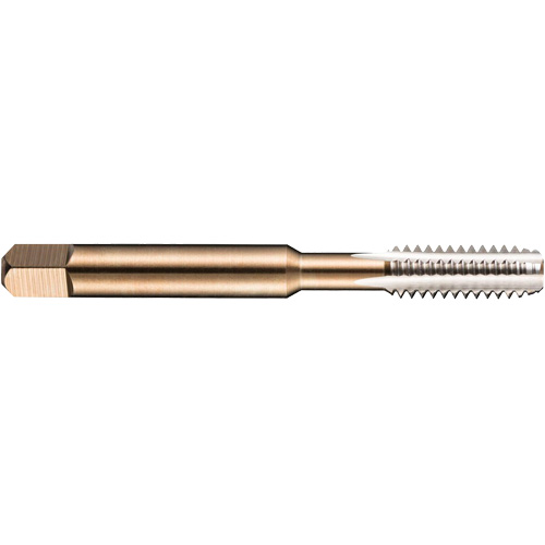 Taraud machine &agrave; gauche pour tuyau, 8-1,25, 3 cannelures, 72 mm lo, Conique, Acier rapide St. Lawrence Industrial & Safety Supply