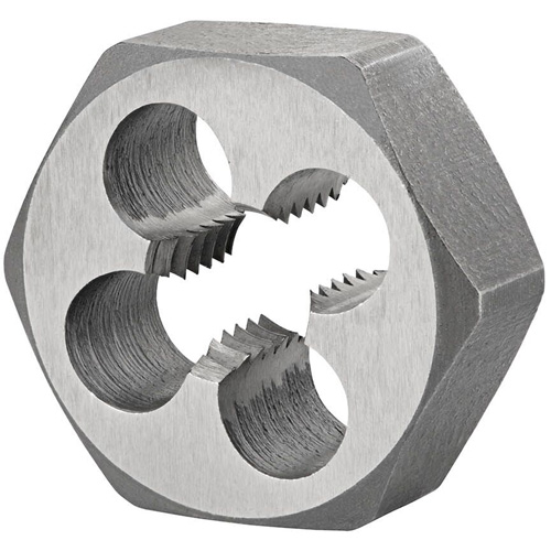 Hexagon Rethreading Bolt Die, 1.67" Dia., M22x1.5 Thread, High Speed Steel St. Lawrence Industrial & Safety Supply